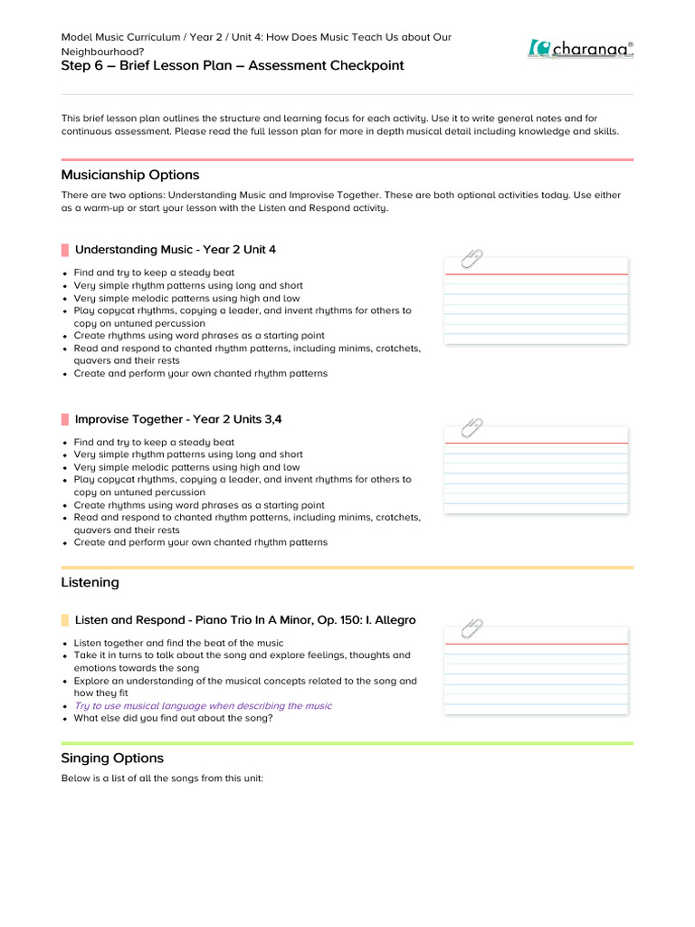 y2-u4-s6-assessment-checkpoint-brief-lesson-plan-pdf-rhythm-songs