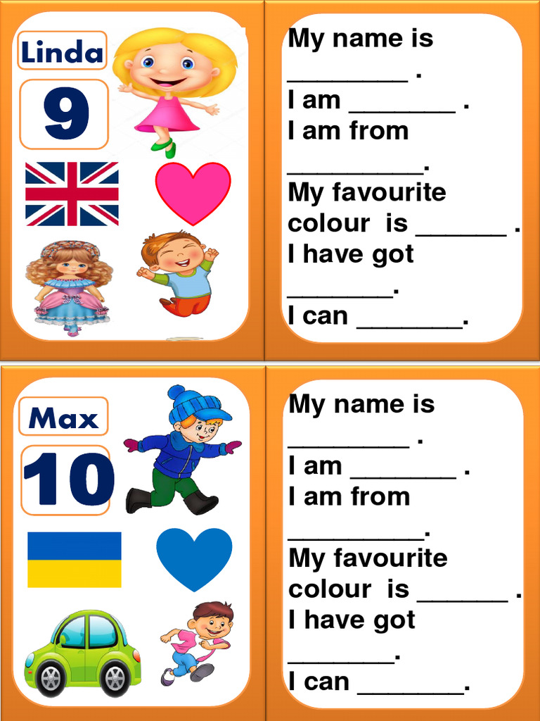 Personal Introductions Template | PDF