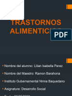 Transtornos Alimenticios