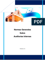 Normas Generales Sobre Auditorias Internas