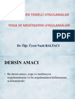 Yoga Ve Meditasyon