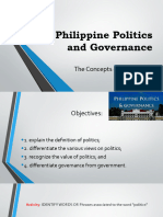 The Concept of Politics and Governance