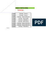 Horarios Sinoscap