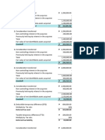 Business Combinations Assignment