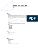 Electronics Task Phase POA