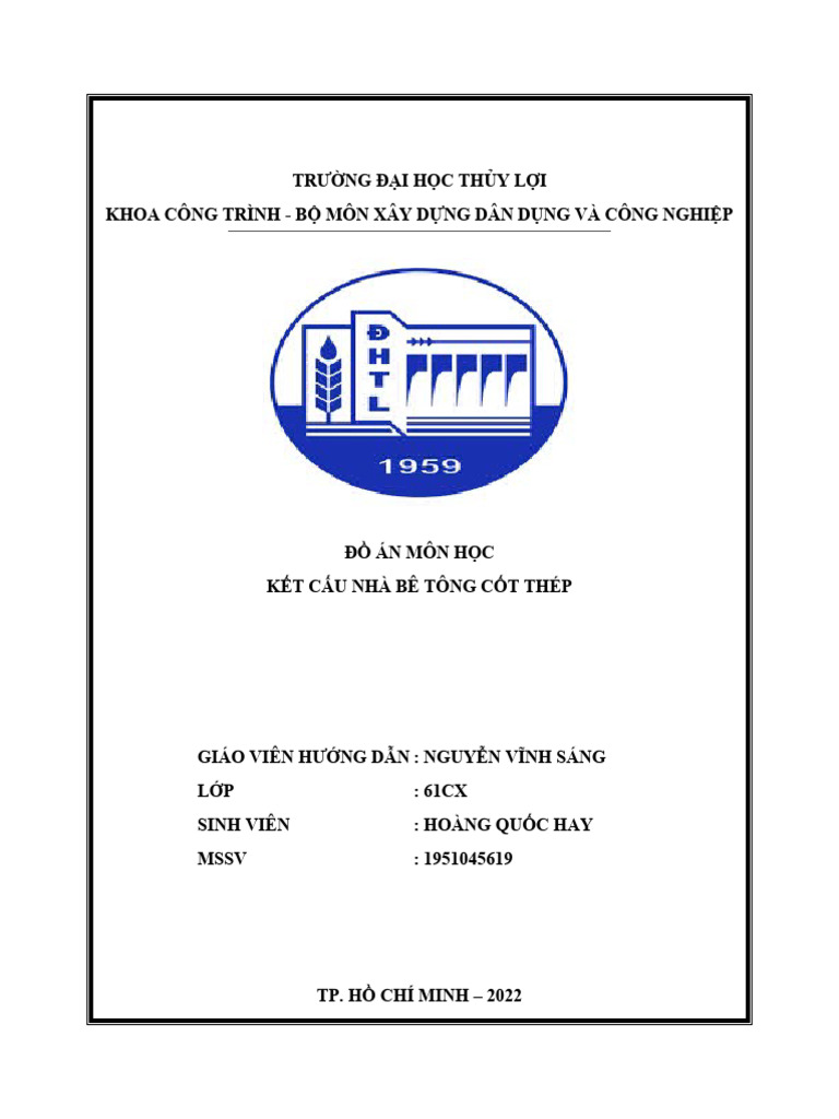 Thuyet Minh Do An Nha BTCT 1 Hoàng Hay | PDF