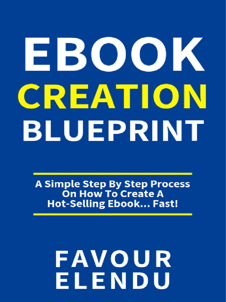 Ebook Creation Blueprint Pdf Internet Forum Books