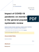 Impact of COVID-19 Pandemic On Mental Health in The General Population - A Systematic Review