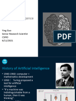 Artificial Intelligence History