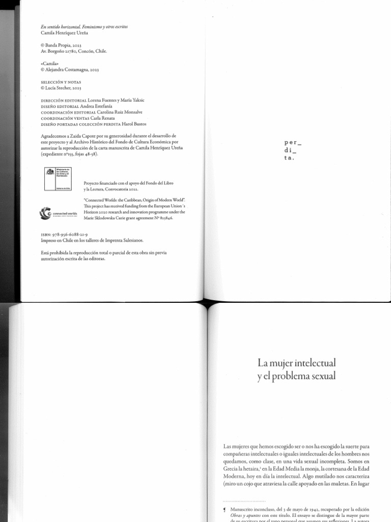 En Sentido Horizontal. C. Henríquez Ureña | PDF