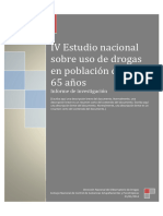 IV Encuesta Nacional Uso Drogas Población 12 A 65 Años