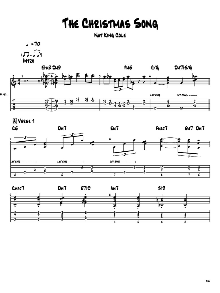 The Christmas Song GUITAR 1 PDF