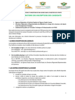 Appel À Candidatures Insertion de 5000 Jeunes Dans Les Métiers Du Sports - Mode Opératoire Postulation