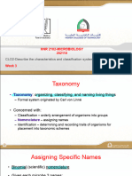 Week 3 PPT Characteristics and Classification FA MA