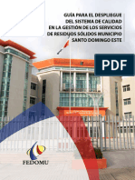 Guía para El Despliegue Del Sistema de Calidad en La Gestión de Los Servicios RRSS SDE