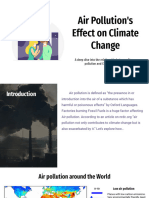 Air Pollution's Affect On Climate Change