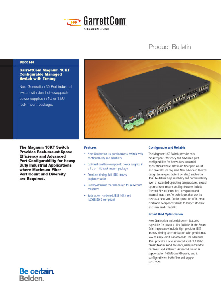 8 MAGNUM - 10KT-CONFIG-MANAGED-SWITCH - PB00146 - INDS - GAR - 1017 ...