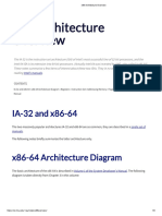 x86 Architecture Overview
