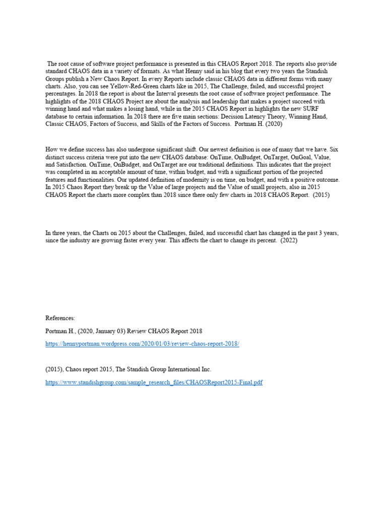 Chaos Report 2018 PDF