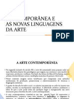 As Novas Linguagens Da Arte A Arte Contemporânea