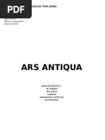 Resumo - Ars Antiqua e Trovadorismo