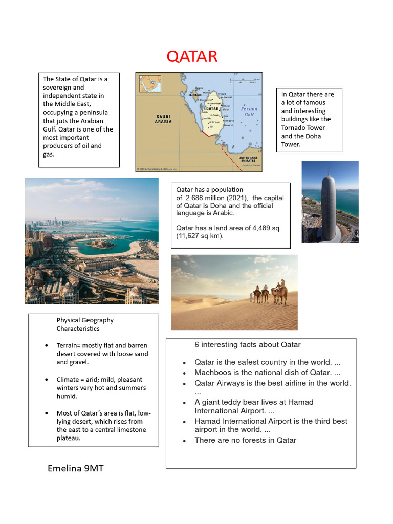 Geography Qatar PDF