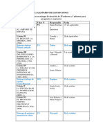 Calendario de Exposiciones