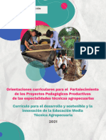 Orientaciones Curriculares para El Fortalecimiento de Los Proyectos Pedagógicos Productivos de Las Especialidades Técnicas Agropecuarias