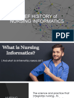 Brief History of Nursing Informatics in The Phil