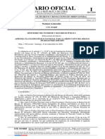 Publicaciión e El Diario Oficial Aprueba Plan Estrategico RRD