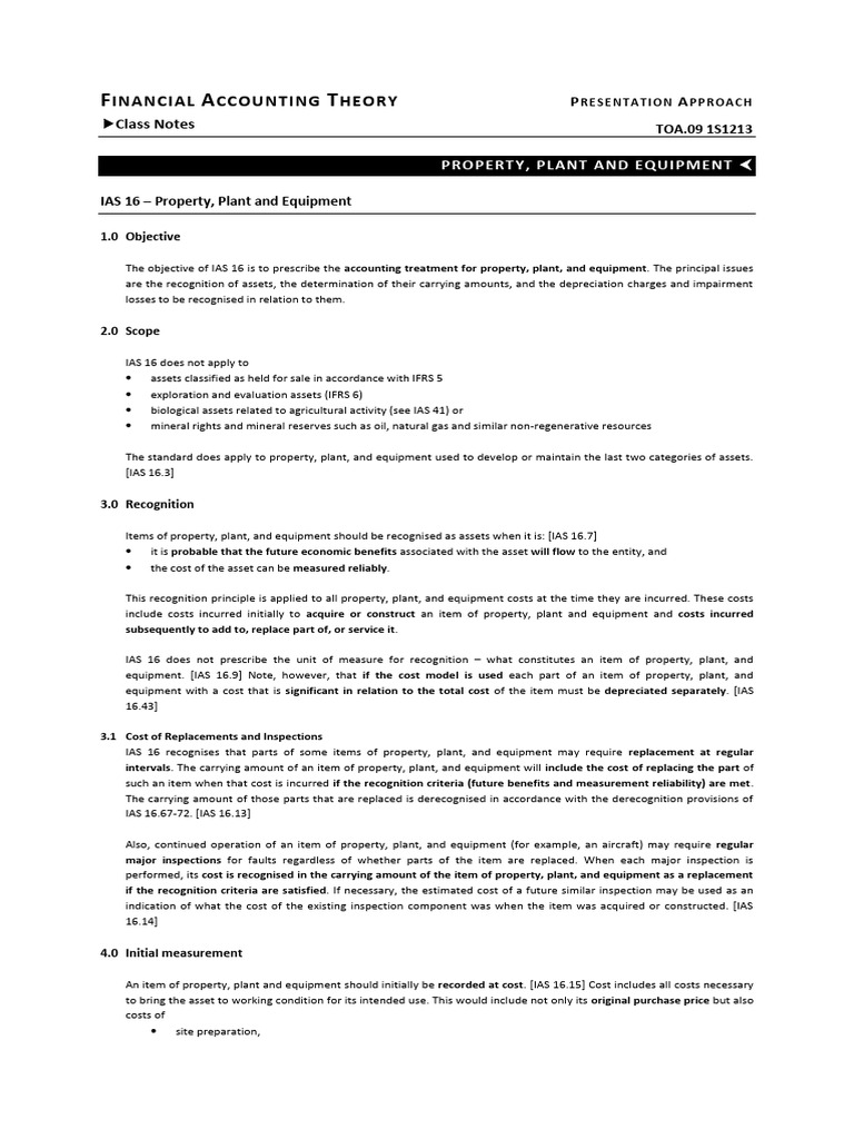IAS 16: Depreciation and Revaluation Insights | PDF