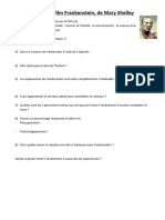 Questionnaire Du Film FrankensteinV2