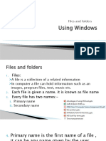 3 Files and Folders