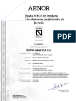 1.certificado AENOR - Andamio MARCO FACHADA - NOPIN - 2020