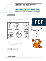 Evidencias de La Evolución para Primero de Secundaria