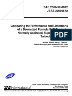 2006-32-0072 Comparing The Performance and Limitations of A Downsized FSAE Engine in NA Supercharged and Turbocharged Modes