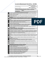 Check List de Manutenção Preventiva CA1500Famema F9035 - 01 - 04 - 2015