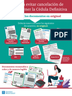 Infografía Documentos Obencion Cedula