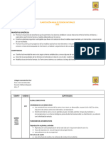 Planificación Anual Naturales 4°