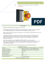 Folder - BOTOEIRA AUDIOVISUAL para ALARME PNE SEM FIO - MODELO VC50 RevD1