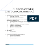 TEMA 9. Disfunciones Del Comportamiento