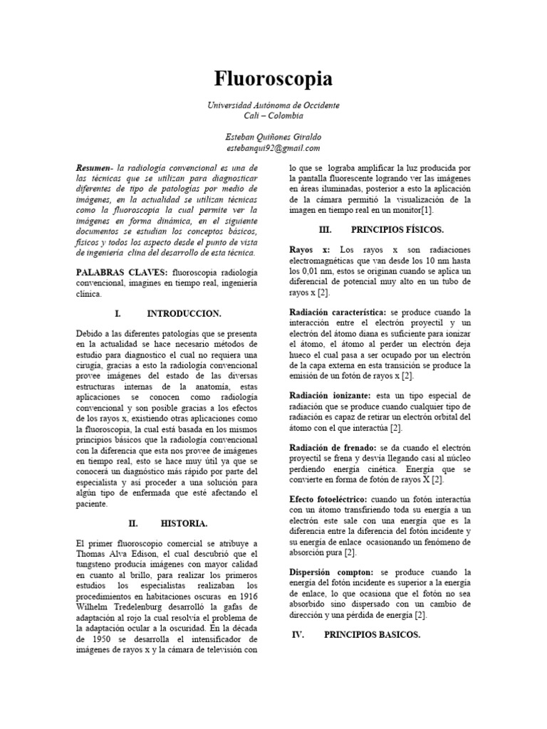 Documento Fluoros | PDF | Ciencia y matemáticas | Informática