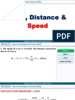 Time Distance and Speed