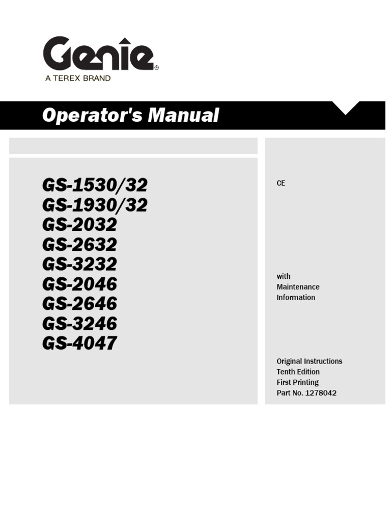 GenieGS153219302032263232464047 EN PDF Safety Hazards
