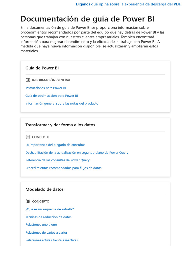 Power Bi Guia de Administración | PDF | SQL | Almacén de datos