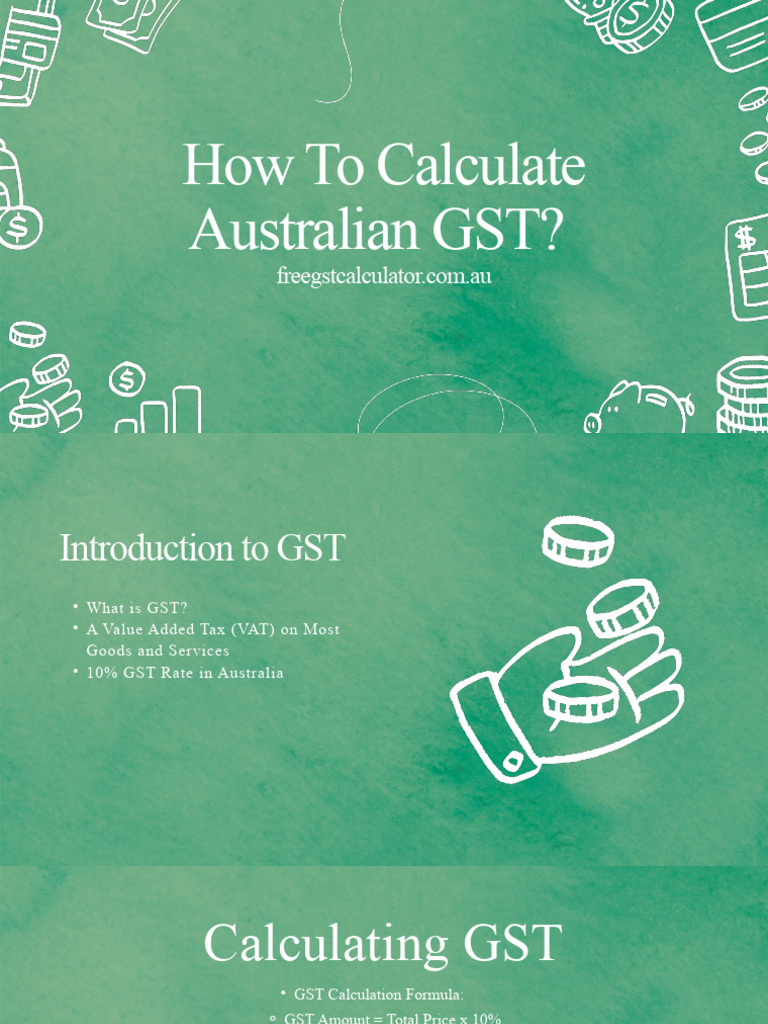 How To Calculate Australian GST? PDF