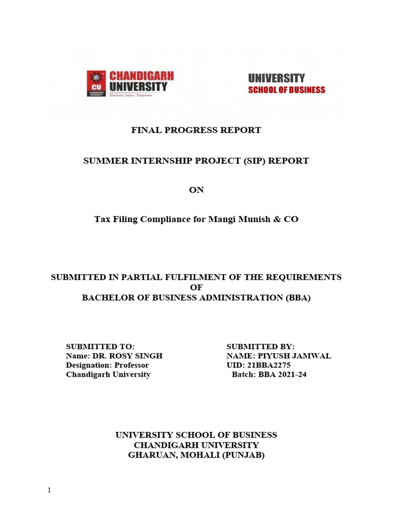 Final Progress Report PDF