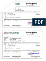 Surat Jalan PT. Goenoeng Poetri