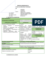 Sesión de Aprendizaje #6 Matematica Miercoles