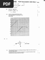 AL 2001 Physics Marking Scheme | PDF